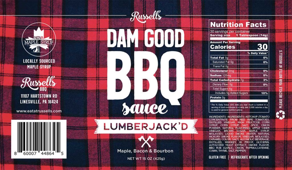 Nova Maple Syrup Russell’s BBQ Sauce